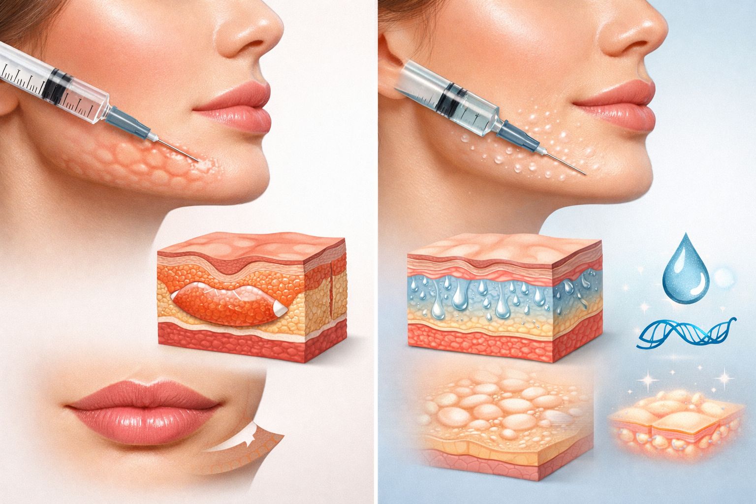 The Difference Between Skin Boosters and Classic Fillers